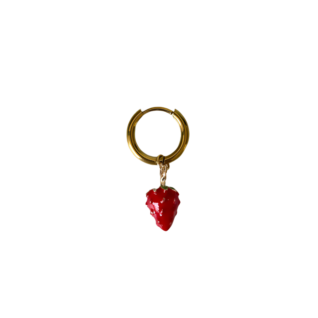 De Strawberry Earring