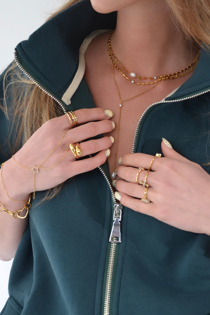 De Strass Link Ring
