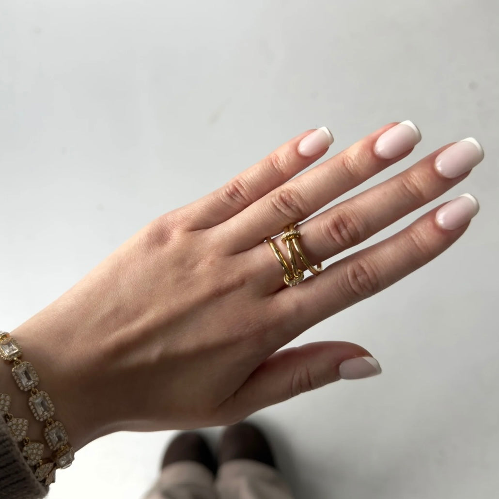 De Strass Link Ring